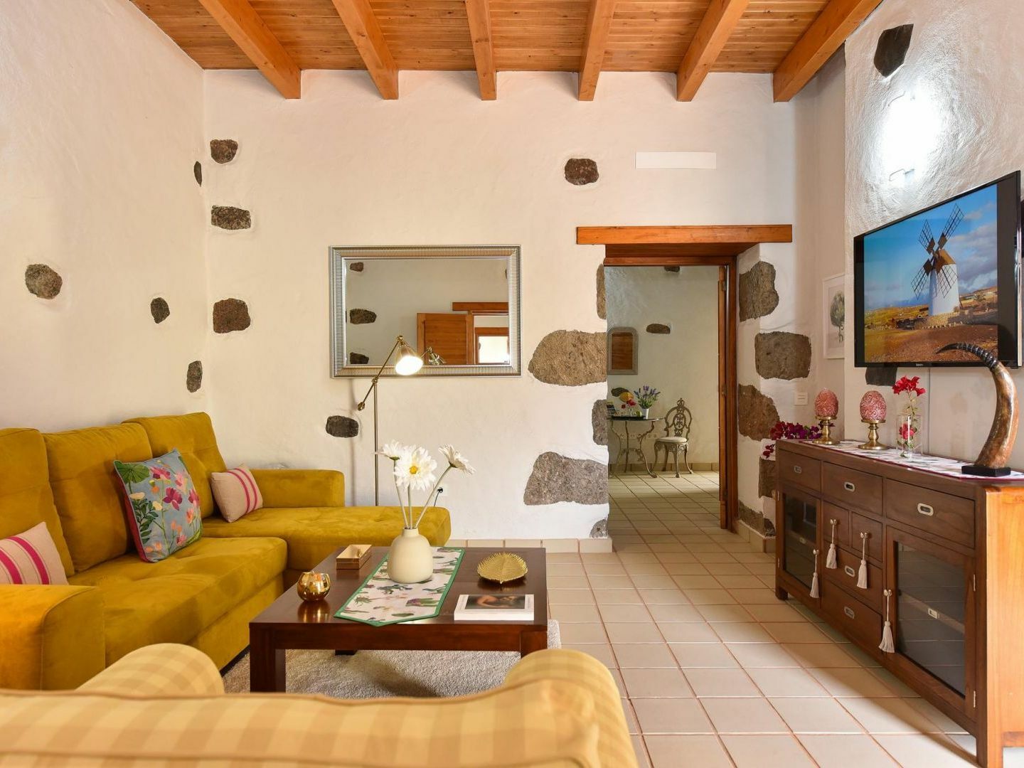 Los Algodones Cottage With Pool Инхенио Екстериор снимка